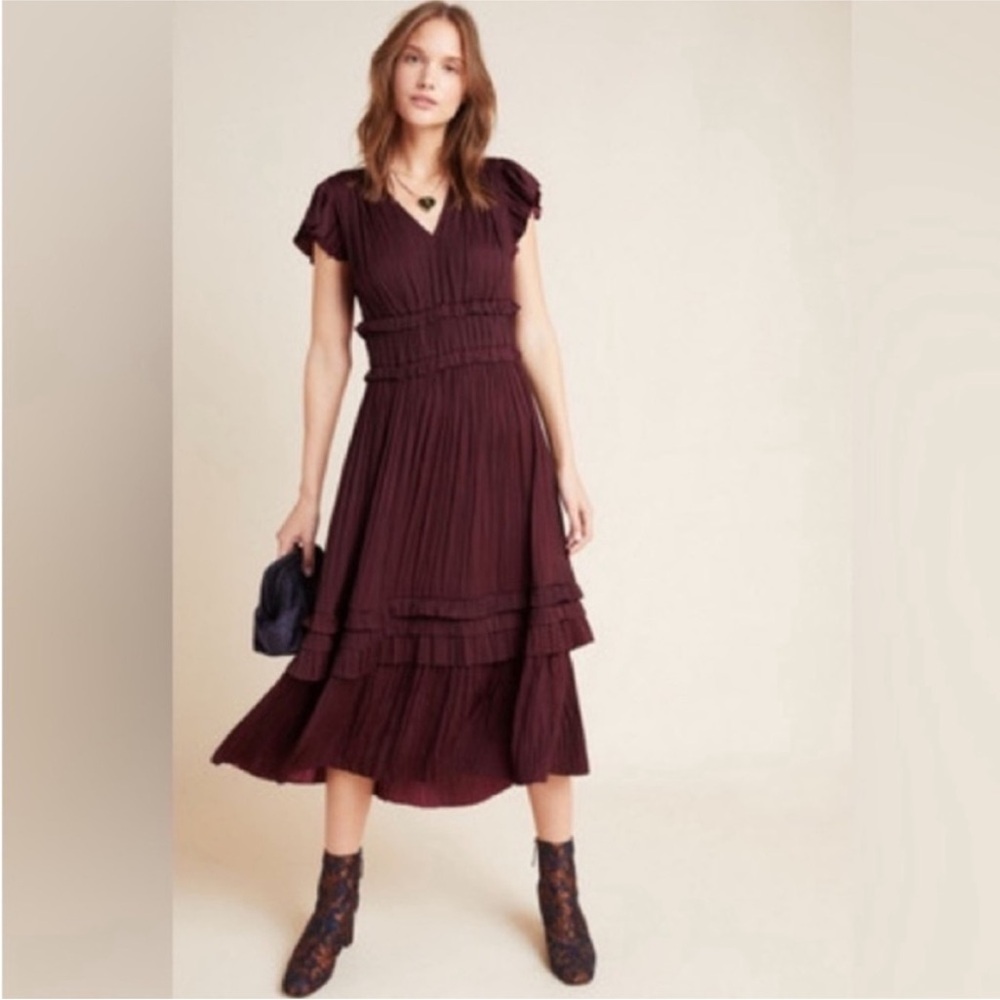 BLACK Anthropologie Current Air dress XS